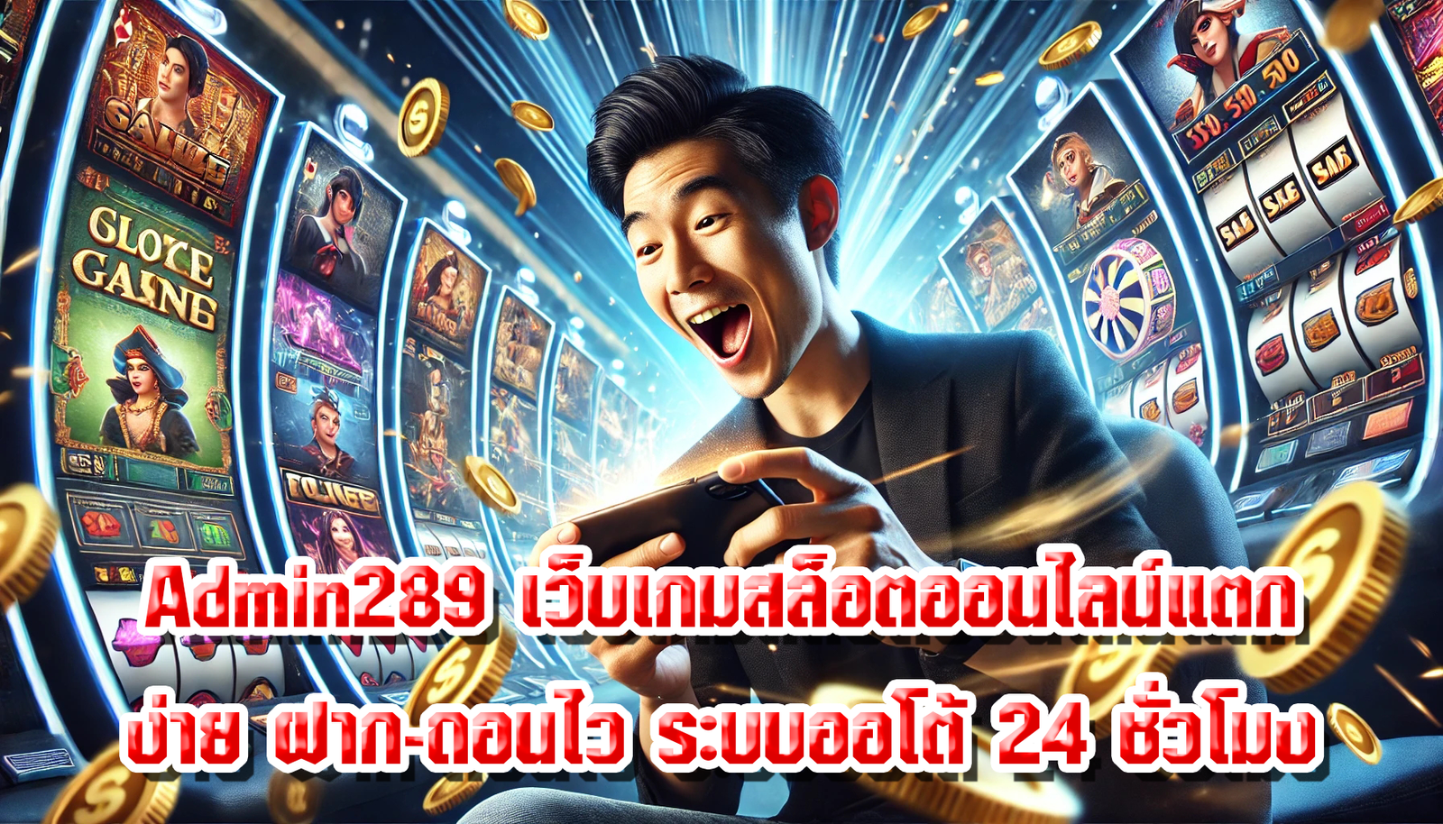 Admin289 เว็บเกมสล็อตออนไลน์แตกง่าย ฝาก-ถอนไว ระบบออโต้ 24 ชั่วโมง