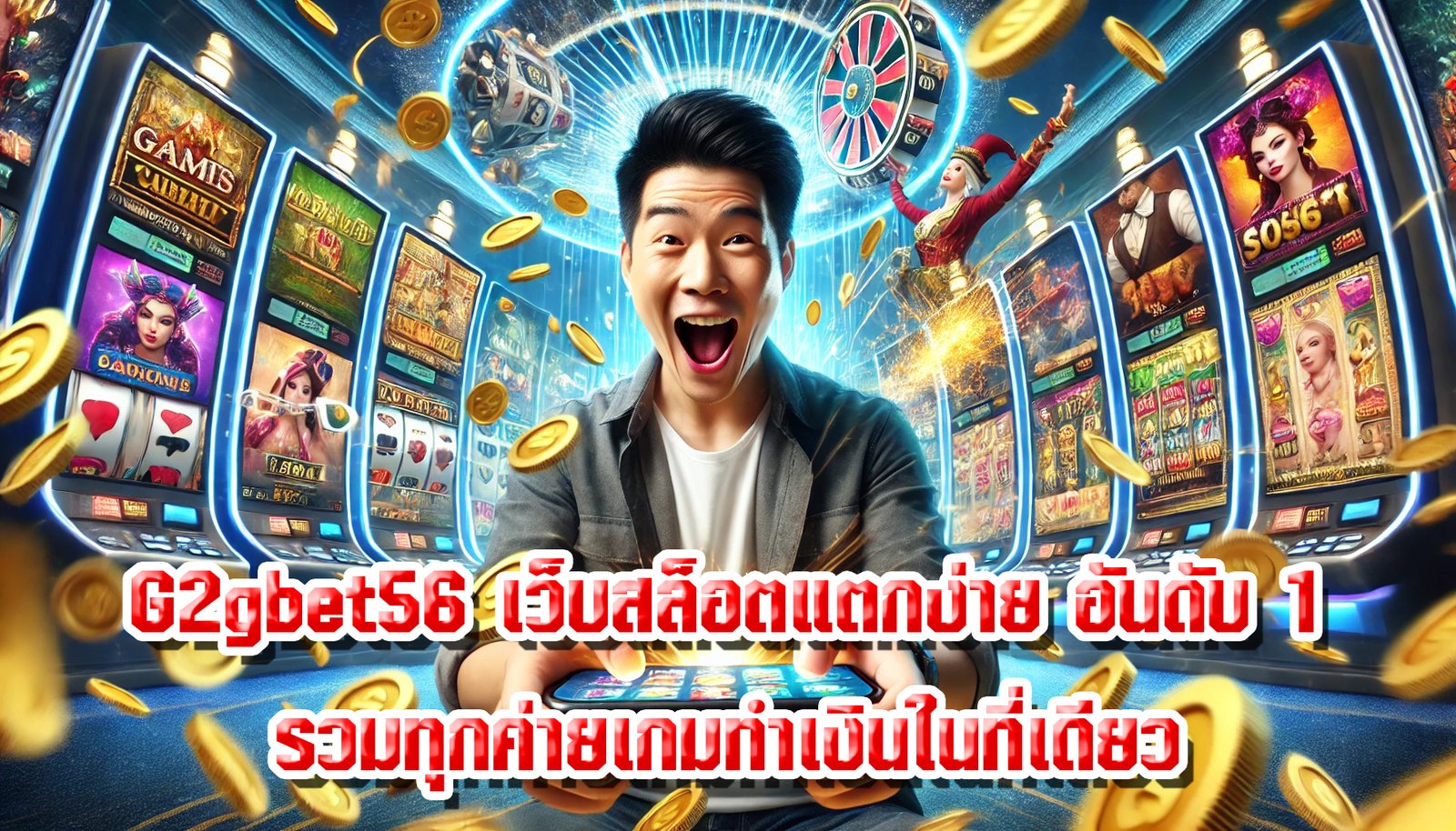 G2gbet56 เว็บสล็อตแตกง่าย อันดับ 1 รวมทุกค่ายเกมทำเงินในที่เดียว