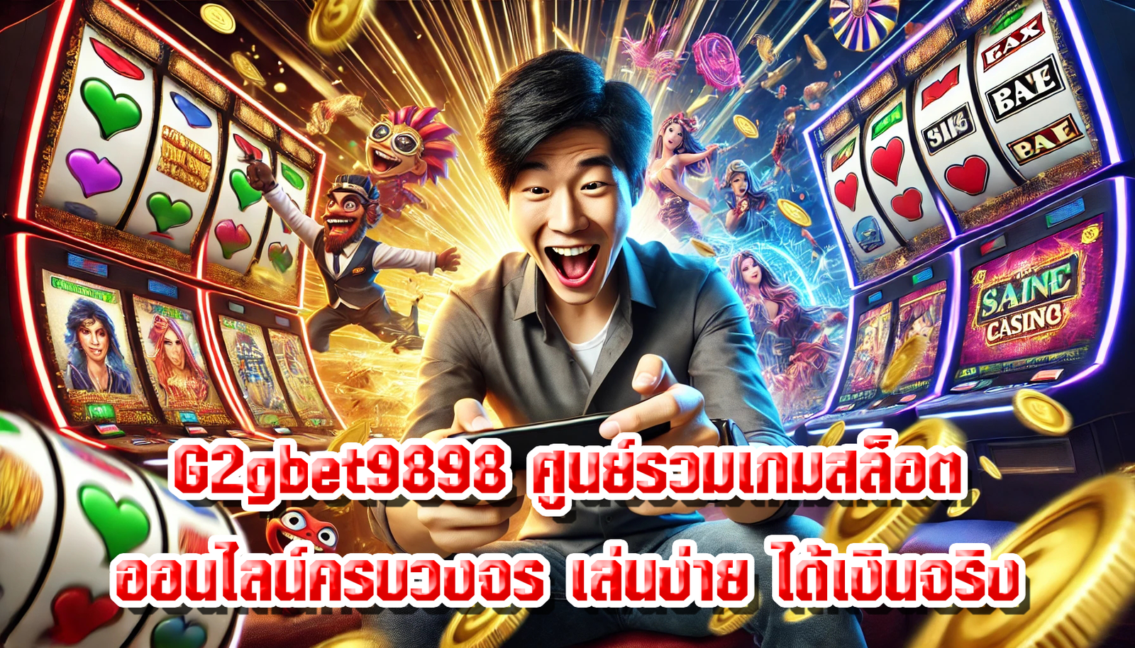 G2gbet9898 ศูนย์รวมเกมสล็อตออนไลน์ครบวงจร เล่นง่าย ได้เงินจริง